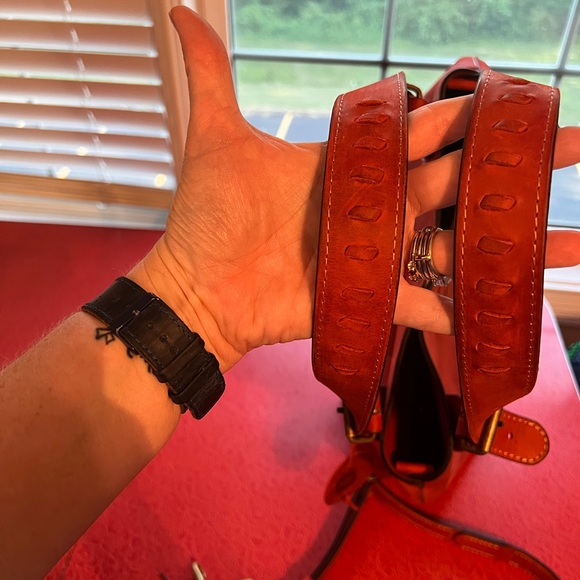 Ladybuq Alicia shoulder bag in the Large size and color Red - Picture 12 of 16